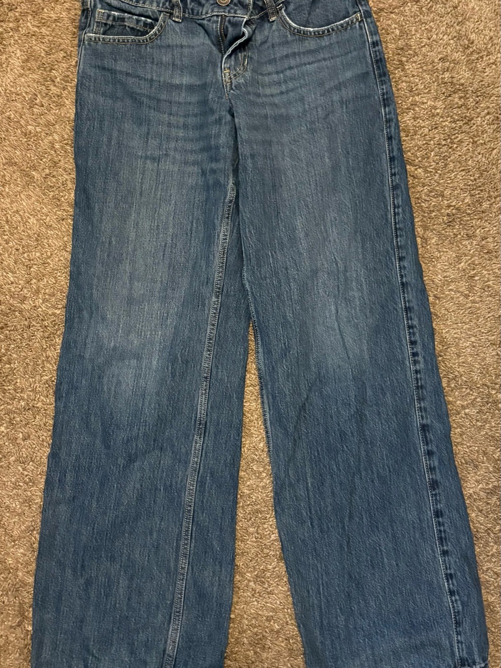 Women’s Size W27 Regular / 4L Hollister Low-Rise Baggy Jeans Distressed
